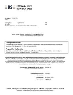 DANSK DSF/FPREN 17156