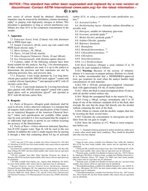 ASTM D3973-85(1995)e1