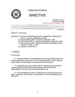 DOD DODD-1342.17
