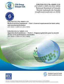 CAN/CSA C22.2 NO. 60601-1:14 (R2022)