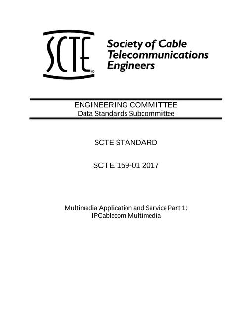 SCTE 159-01 2017