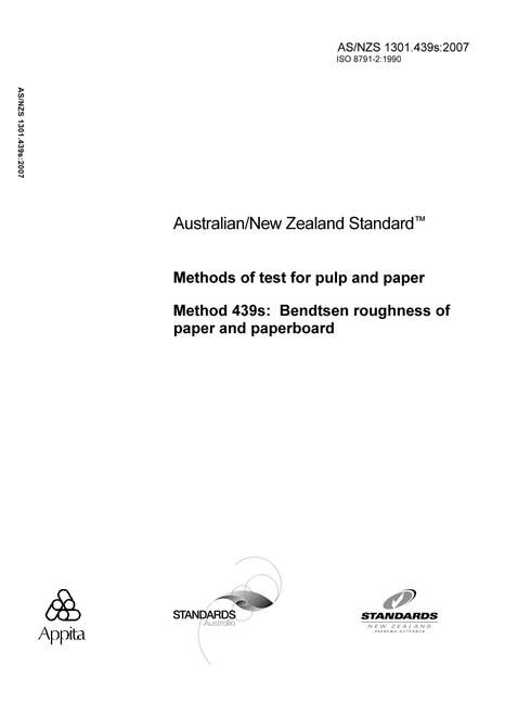 AS/NZS 1301.439S:2007