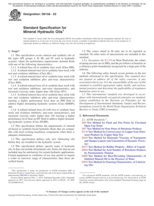 ASTM D6158-23