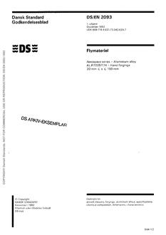 DANSK DS/EN 2093