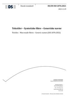 DANSK DS/EN ISO 2076