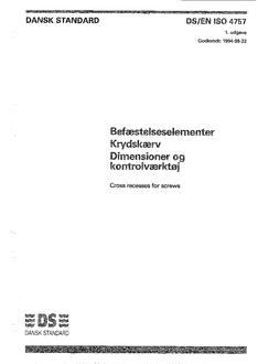 DANSK DS/EN ISO 4757