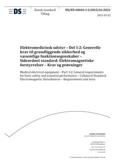 DANSK DS/EN 60601-1-2
