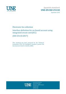 AENOR UNE-EN ISO 25110