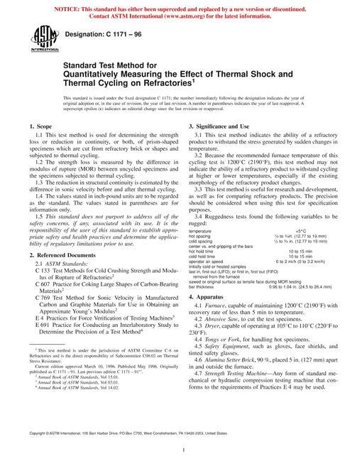 ASTM C1171-96