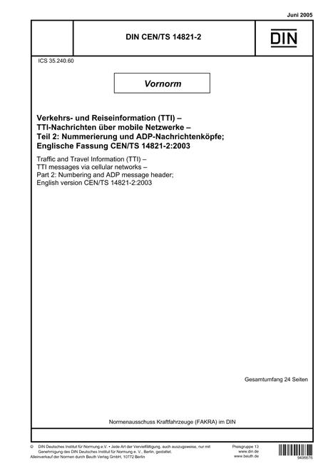DIN CEN/TS 14821-2