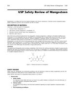 USP USP Safety review of mangosteen 2008-06-13