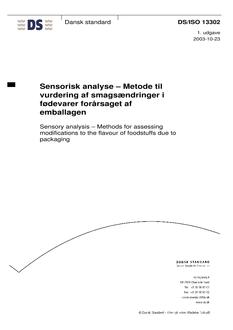 DANSK DS/ISO 13302
