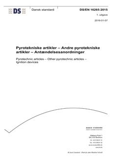 DANSK DS/EN 16265