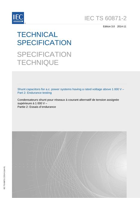 IEC/TS 60871-2 Ed. 3.0 b:2014
