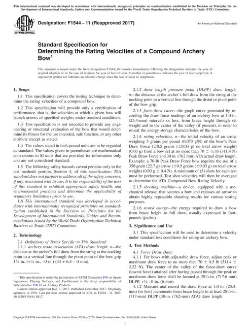 ASTM F1544-11(2017)