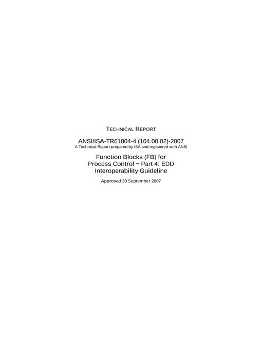 ISA TR61804-4