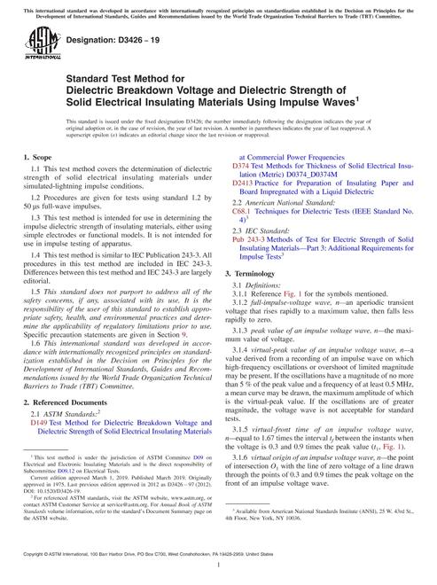 ASTM D3426-19