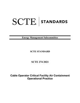SCTE 274 2021