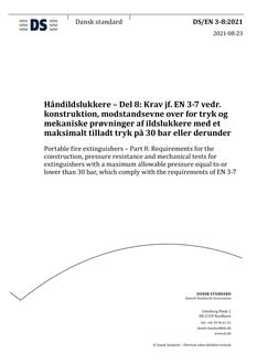 DANSK DS/EN 3-8
