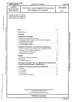 VDI VDI 2242 BLATT 1
