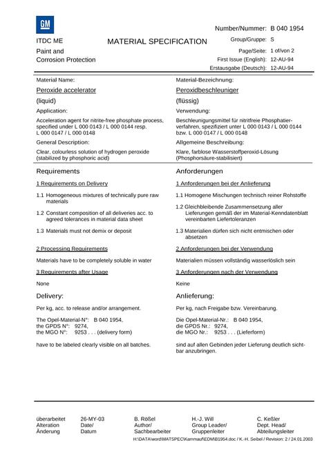 GME B 040 1954
