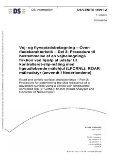 DANSK DS/CEN/TS 15901-2