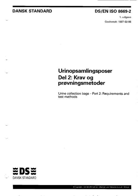 DANSK DS/EN ISO 8669-2