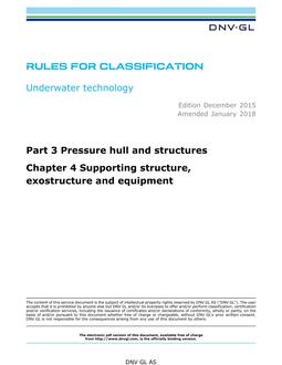 DNV DNVGL-RU-UWT PART 3 CHAPTER 4