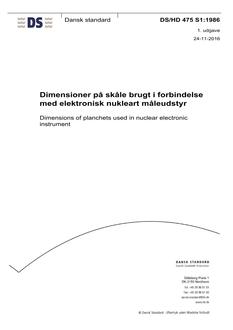 DANSK DS/HD 475 S1