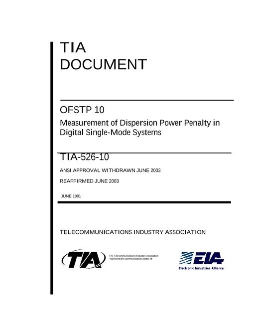 TIA TIA-526-10