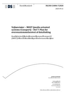 DANSK DS/ISO 21806-7