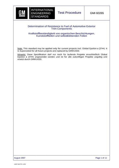 GME GMI 60265