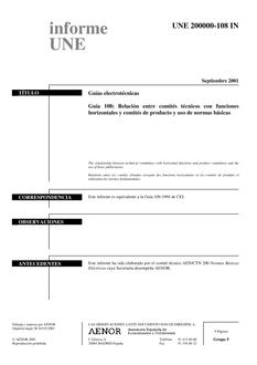 AENOR UNE 200000-108 IN