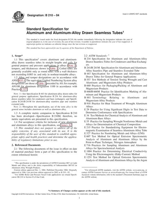 ASTM B210-04