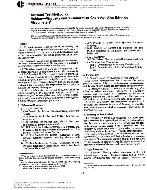 ASTM D1646-92