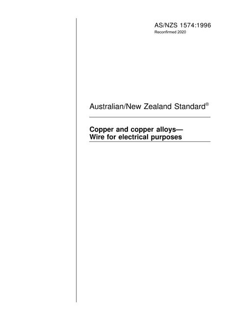 AS/NZS 1574:1996