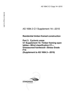 AS 1684.3 C1 Supp 14-2010