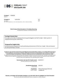 DANSK DSF/FPREN 358