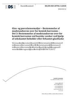 DANSK DS/EN ISO 28706-3