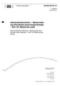 DANSK DS/EN 60749-10