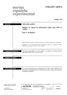 AENOR UNE-ENV 12537-1