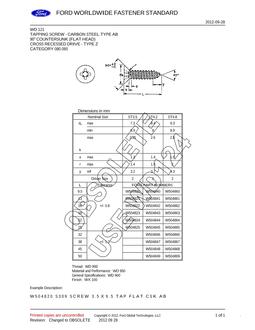 FORD WD 121