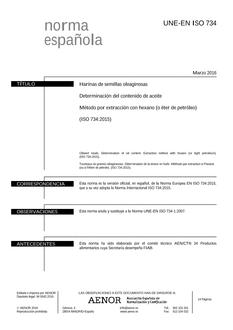 AENOR UNE-EN ISO 734
