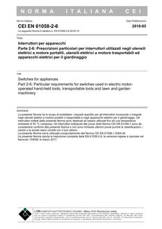 CEI EN 61058-2-6