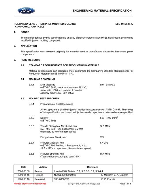 FORD ESB-M4D537-A