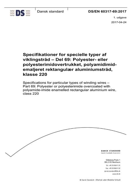 DANSK DS/EN 60317-69