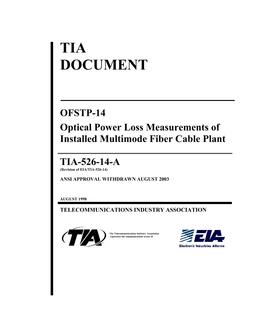 TIA TIA-526-14-A