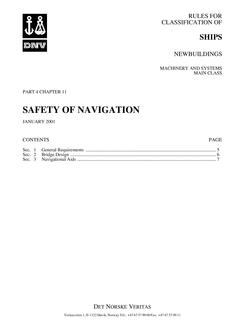DNV DNV-RU-SHIPS PART 4 CHAPTER 11