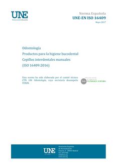 AENOR UNE-EN ISO 16409