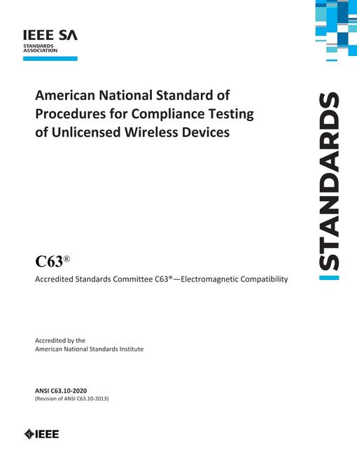 IEEE/ANSI C63.10-2020